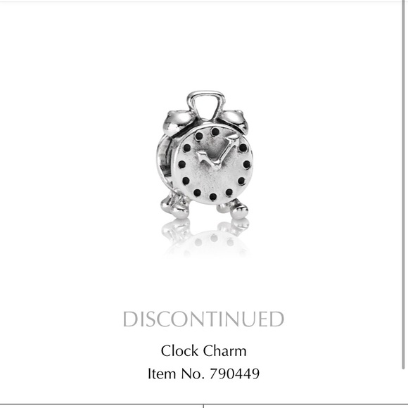 Pandora Jewelry - Pandora DISCONTINUED Clock Charm